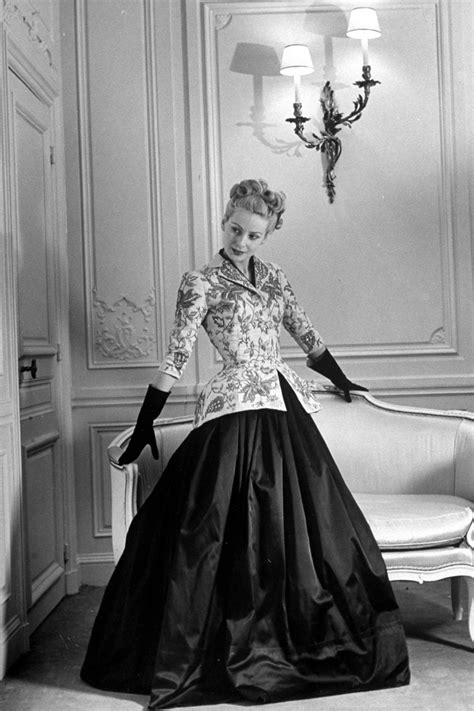 christian dior haute couture 1940s|christian dior partie fine dress.